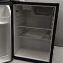 COWSAR 2.6 Cu.Ft Dorm Fridge with Freezer, Single Reversible Door Compact Refrigerator, Adjustable Thermostat, 2 Removable Shelves, Commercial Drink Fridge for Bedroom, Office, Kitchen, Dorm, Black