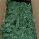 Christmas Garland Real Touch Cedar Garland Christmas Decorations 6 ft Soft and Lush Realistic Faux Pine Garlands for Mantle, Table, Stairs, Fireplace Indoor Outdoor Home Holiday Decorations(2 PCs)