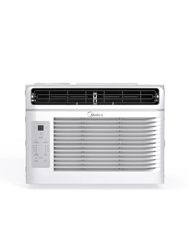 Midea 5,000 BTU EasyCool Window Air Conditioner - Cool up to 150 Sq. Ft. with Easy-to-Use Mechanical Controls and Reusable Filter, Perfect for Small Bedroom, Living Room, Home Office