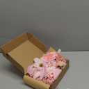 Floroom Mini Artificial Flower Heads Pink & Blush Fake Peony Daisy Rose Multicolor Small Faux Silk Flower Heads for Cake Craft Garland Wedding Party Graduation Cap DIY Home Decoration, 0.8"-3.6"