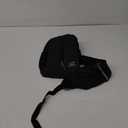 WATERFLY Crossbody Sling Backpack Sling Bag Travel Hiking Chest Bag Daypack (Black)