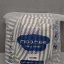 MooMee Striped Duvet Cover Set 100% Washed Cotton Linen Like Textured Breathable Durable Soft Comfy (Sage Green White Classic Stripes, Queen 90"x90")