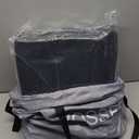 Air Mattress Queen with Built in Pump,18'' Inflatable Mattress 2 Mins Self-Inflation/Deflation, Thicker Blow up Mattress Leak-Proof, Flocked Top Air Bed with Storage Bag for Home, Camping & Guests (Grey)