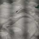 White Linen Pinch Pleated Semi Sheer Curtains 2 Panels 120 Inches Long, Back Tab with Hooks, Window Treatment Curtains for Bedroom Cabin 42 Inch Wide