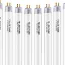 8 Pack 12 Inch F8T5/DL LED Replacement Bulbs, 6500K Daylight, T5 LED 5 Watts Replace Bulb with LED, Replacement Tube for Counter and Cabinet Fixture