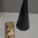 Velvet Trees Set of 4 Green, Elegant Mantel Accent, Winter Wedding Centerpiece, Valentine Accent, Elegant Entry, Cozy Gift for (Green)