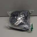 VFSHOW Womens Ruffle One Shoulder Strap Ruched Formal Prom Wedding Maxi Dress V Neck Elegant Split Cocktail Evening Long Gown (Medium, Solid Black)