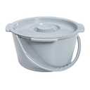 Drive Medical Commode Bucket with Plastic Handle and Cover - Each