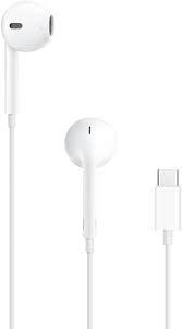 Apple EarPods Headphones with USBC Plug, Wired Ear Buds with Builtin Remote to Control Music, Phone Calls, and Volume