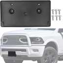 Front Bumper License Plate Frame Bracket Holder Compatible for 2018 Dodge Ram 2500 3500 4500 5500 2018 68375635AA