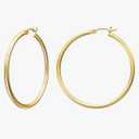 Gacimy Gold Hoop Earrings for Women 14K Real Gold Plated Hoops with 925 Sterling Silver Post