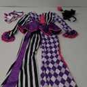 Spooktacular Creations Halloween Clown Costume for Girls, Jester Clown Costume for Kids, Halloween Role Play & Dress Up (Medium(7-8 yrs))