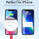 LENTION USB C to Lightning iPhone Cable MFi Certified Type C Fast Charging Cord 3.3ft, Nylon Braided Charger Cable Compatible iPhone 13/12/11/Mini/Pro/Max/X/XS/XR/8/SE,iPad Air/Pro/Mini (Red)