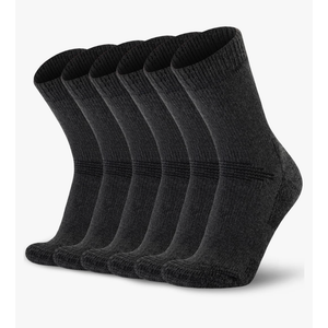 Time May Tell Mens Merino Wool Hiking Cushioning Socks For Outdoor Wool-Socks-For-Mens 3 Pack Size 9-13