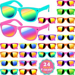 Kids sunglasses bulk,Kids Sunglasses Party Favor with UV400 Protection for Kids, Boys and Girls Age 3-8
