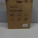 CAROMOP Waterproof Car Seat Cover Full Seats, Neoprene Seat Covers for Cars, Split Bench Compatible Car Interior Covers, Universal Fit Most Car Sedan Truck SUV (Black)