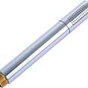Mini Universal Handheld Shower Head Laser-Drilled Spray Nozzle Brass Chromed (Round)