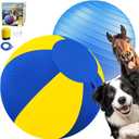 Happypaw 3.0 Upgrade 18'' Herding Ball for Dogs Enhanced Chew Resistance & Heavy-Duty Material, Dog Toy Agility Equipment for Australian Shepherds, Collies, Includes 5 Repair Patches