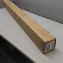 KAMANINA 1 Inch Double Curtain Rods for Windows 72 to 144 Inches (6-12 Feet), Black Heavy Duty Double Curtain Rod, Telescoping Drapery Rod with Netted Texture Finials