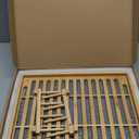 NIUM Stone Drying Mat for Kitchen Counter & Bamboo Rack - 16x12 - Diatomaceous Earth Dish drying mat Ultra Absorbent & Fast Drying - EcoFriendly with Non-Slip Pads & Anti-Moisture Design