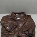 PRETTYGARDEN Women's Faux Leather Motorcycle Jacket Trendy Fall Spring Clothes Oversized Zip Up Winter Coat Outerwear S