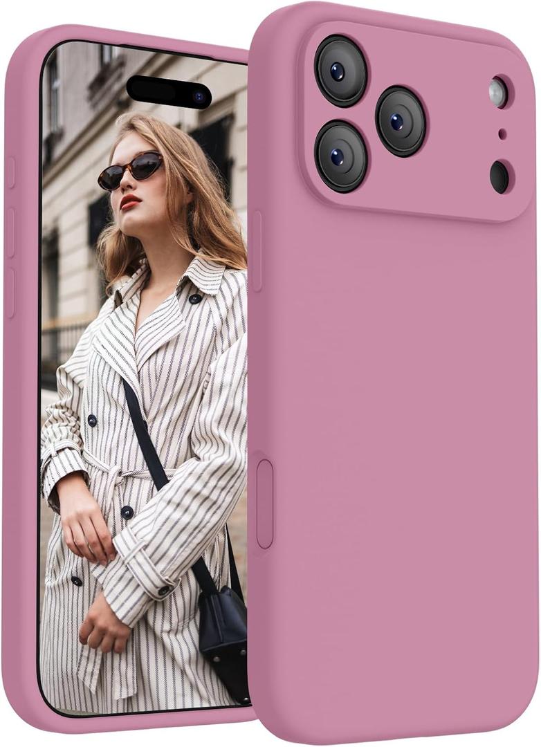 FireNova Magnetic for iPhone 17 Pro Max Case, Compatible with MagSafe, [Integrated Silicone Camera Control Button] [Camera Protection] Anti-Scratch Microfiber Lining Phone Case, 6.9", Lilac Purple