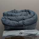 Monbix Queen Comforter Set - 7 Pieces Blue Green Bed in a Bag Queen Bedding Sets with Comforters, All Seasons Comforter Bed Set with Sheets,Pillowcases & Shams (Queen(90"X90"))