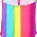 LIZENS Girls One Piece Swimsuit Beach Bathing Suit Swimwear for Kids Children Swimming Suit