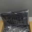 Kitstorack 2Pack Height-adjustable Under Bed Storage with Wheels, Under Bed Storage Containers,Under Bed Shoe Storage Organizer with Clear Window&Label, Suitable for Clothes Storage, Black