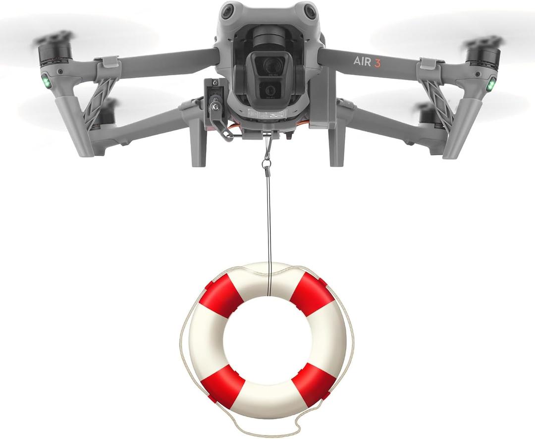 AIR 3 3S Payload Airdrop System, Transport Release with Landing Gear Wedding Ring Thrower Fishing Bait Clip Delivery for DJI Mavic AIR 3 AIR 3S for Specta Accessories
