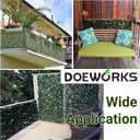 DOEWORKS Expandable Fence Privacy Screen for Balcony Patio Outdoor, 1PC Faux Ivy Fencing Panel for Backdrop Garden Backyard Home Decorations