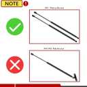 A-Premium Tailgate Rear Liftgate Lift Supports Shock Struts Compatible with Select Infiniti Models - FX35/FX45 2003-2008, Sport Utility 4-dr, Supplied Without Brackets - Replace# 90452CG010(2PC Set)