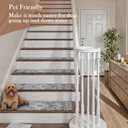 OJIA Stair Treads Non Slip Stair Runners for Wooden Steps Indoor, 15PCS 8"x30" Rubber Backing Carpet Treads for Wood Stairs Staircase Step Treads for Kids & Dogs, Stair Covers Safety Mats