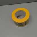 Crime Scene Do Not Cross Tape 3 inch X 1000 feet Bright Yellow with a Bold Black Print 3 in. Wide for Maximum Readability Tear Resistant Design