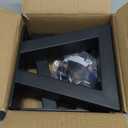 Rioychan 8 Inch Trapezoid Metal Table Legs Black, DIY Furniture Feets for Bench, Coffee Table, Stool Cabinet Legs, Including Screws and Adjustable Feet Pads, 8 Inch x 7.9 Inch