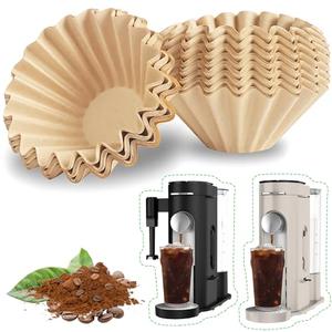 Disposable Coffee Filters for Ninja PB051 PB041 Pods and Grounds Single Serve Coffee Maker, 150PCS Coffee Paper Filter for Ninja Coffee Maker, Unbleached