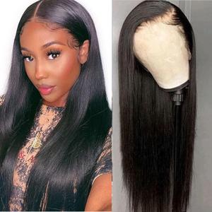 18-Inch Synthetic Hair Wig, Medium Length Straight Black Wig Halloween
