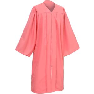 Unisex Matte Graduation Gown for High School and Bachelor Choir Robes for Church (51, Pink)