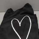 Love Heart Graphic Sweatshirt for Women Long Sleeve Love Gift Shirts Loose Casual Crewneck Valentines Day Shirts, XXL