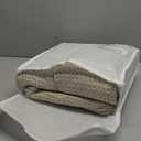 YnM Cotton Waffle Weave Duvet Cover for Weighted Blankets with 16 Strings (Oatmeal,60''x80'')