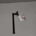TASTOS Matte Black Toilet Paper Holder SUS304 Stainless Steel, Modern Round Tissue Roll Holders Wall Mount, Toilet Paper Roll Dispenser Bathroom 5 inch TP Holder for Kitchen Washroom