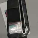 SJEhome Waterproof Phone Pouch,IPX8 Waterproof Phone Case with Adjustable Waist Strap,Compatible with iPhone Whole Series Galaxy Whole Series up to 7",Waist Bag for Beach, Boating,Swim,Black