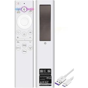 for Samsung Frame TV Remote, for 2018-2024 Samsung Remote Control for Smart TV with Voice Control with Solarcell.