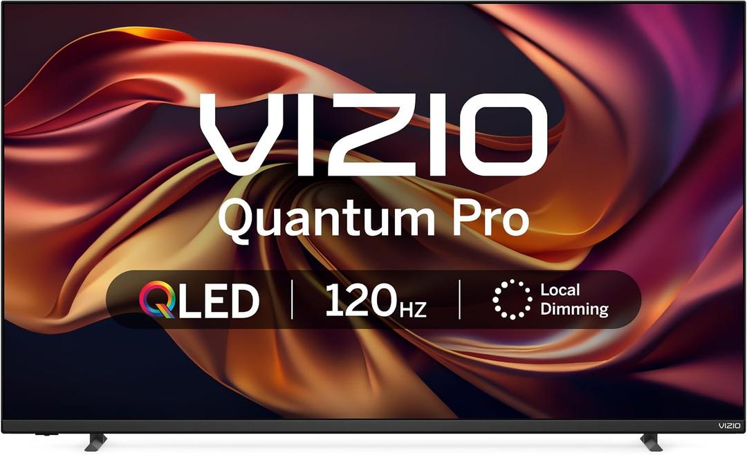 VIZIO 50-inch Quantum Pro 4K 120Hz QLED HDR10+ Smart TV with Dolby Vision, Active Full Array, 240Hz @ 1080p PC Gaming, WiFi 6E, Apple AirPlay, Chromecast Built-in, M50QXM-K01, 2023 Model
