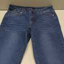 GRAPENT Womens Flare Jeans High Waisted Wide Leg Baggy Jean for Women Stretch Denim Pants (Large, Long Dark Blue)