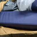 Blue Seat Cushion and Pillow