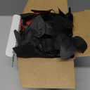 Felice Arts 2 Pack Artificial White Rose Flower Head Garland Each 6.7FT Fake Rose Vine Hanging Garland for Thanksgiving Day Door Stairs Table Centerpiece Arrangement Wall Decor