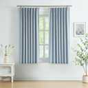 WEST LAKE Dusty Blue Bailey Pinch Pleat Blackout Curtains with Room Darkening Liners 72 Inch,Linen Textured Drapes with Backtabs Hooks,Energy Efficient Window Treatment Bedroom Living Room,40"Wx72"Lx2