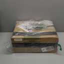 Vinyl Record Player 3-Speed Bluetooth Suitcase Portable Belt-Driven Record Player with Built-in Speakers RCA Line Out AUX in Headphone Jack Vintage Turntable (Black)