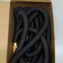 Flexi Hose Lightweight Expandable Garden Hose, 50FT - Retractable Garden Hose, Water Hose - No-Kink Flexibility, 3/4 Inch Solid Brass Fittings and Double Latex Core (Black)